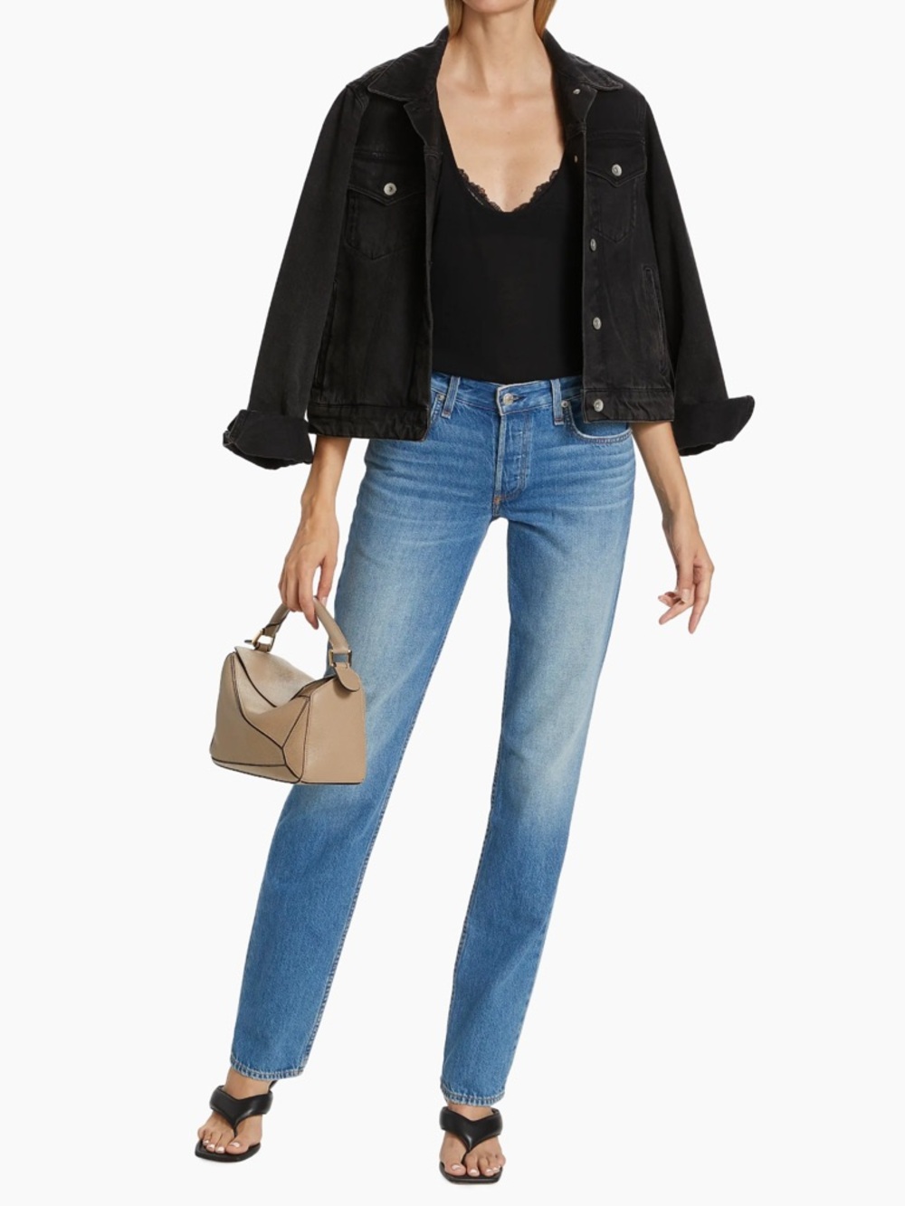 Rag And Bone Piper Low Rise Straight Jeans